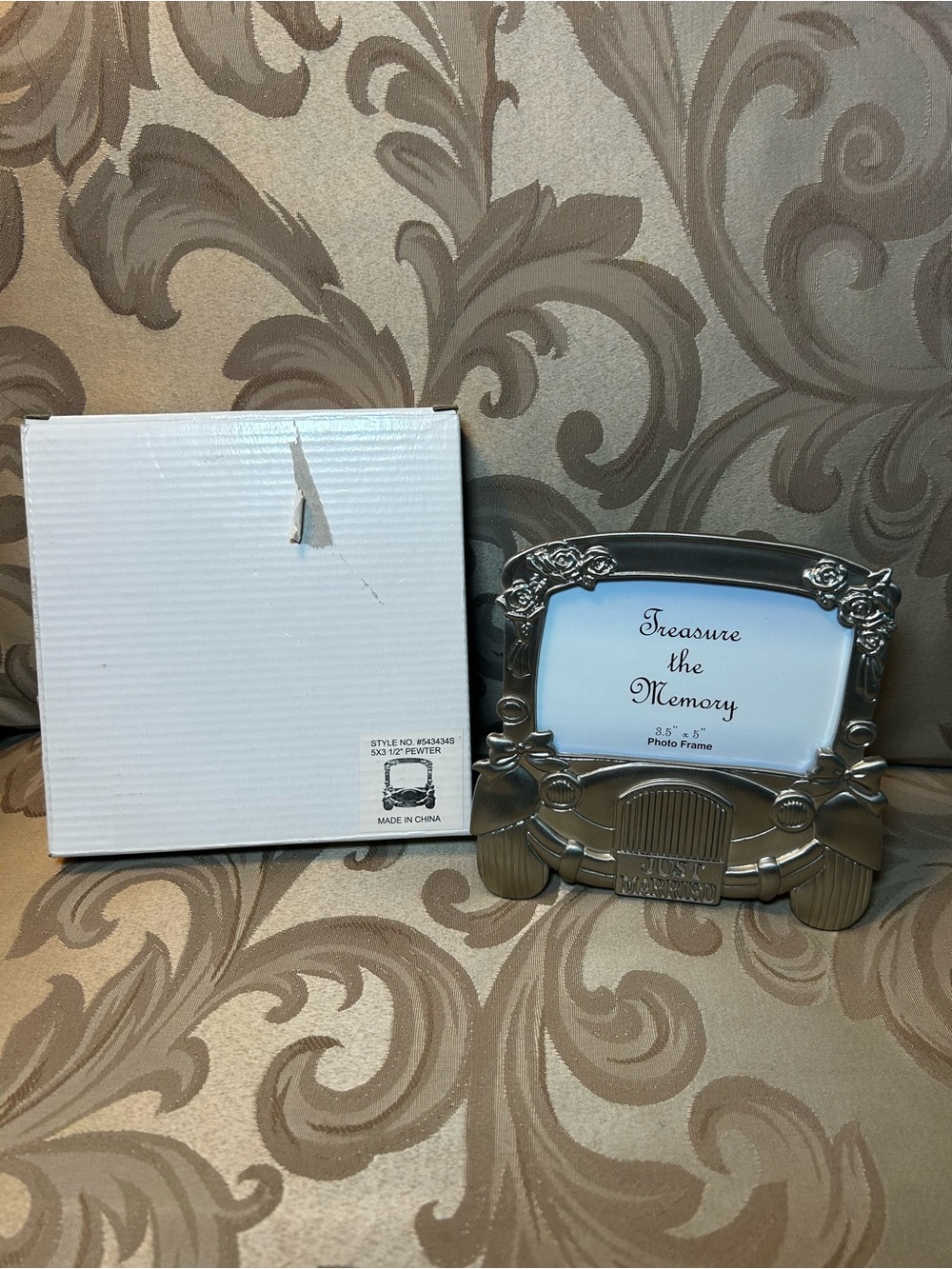 In Box Treasure The Memory Peeter Picture Photo Frame Car Just Married Gift